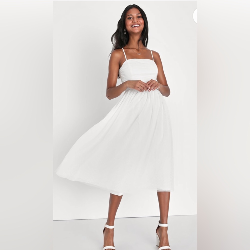 Sweetheart Ruched Midi Dress